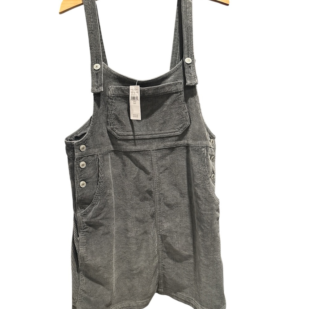 American Eagle Outfitters Gray Corduroy Dress